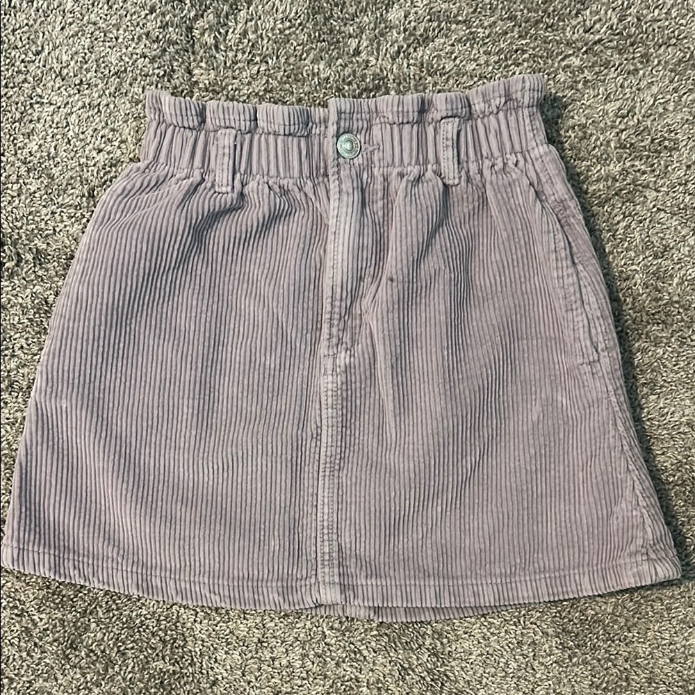 ZARA Girls Corduroy Skirt in Lavender